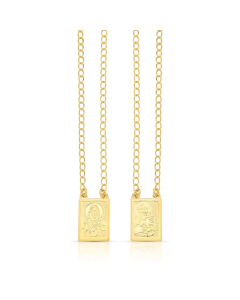 Escapulário N S Perpétuo Socorro e S Coração de Jesus