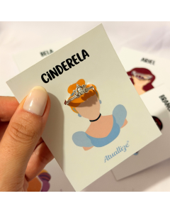 Anel princesas Disney Cinderela aro 19