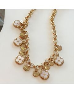 Colar elo português com pingentes robustos bijoux