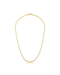 Colar malha fita fina 35cm