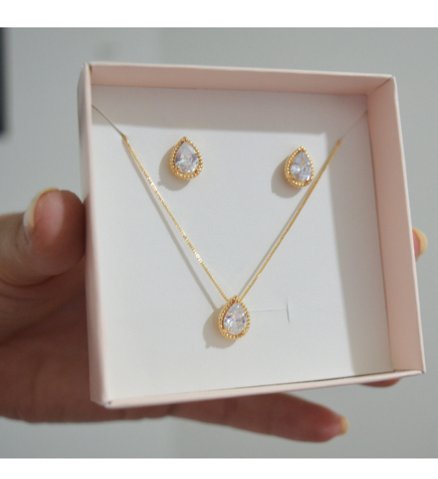 Conjunto ponto de luz gota