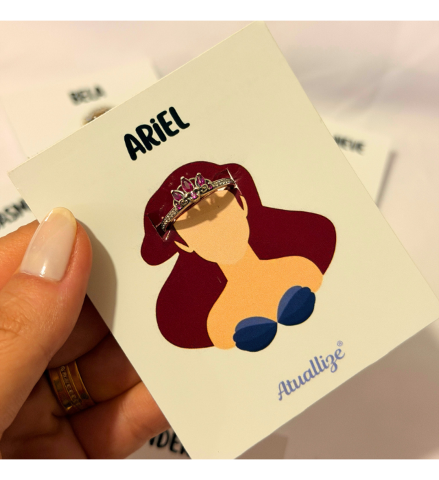 Anel princesas Disney Ariel aro 16