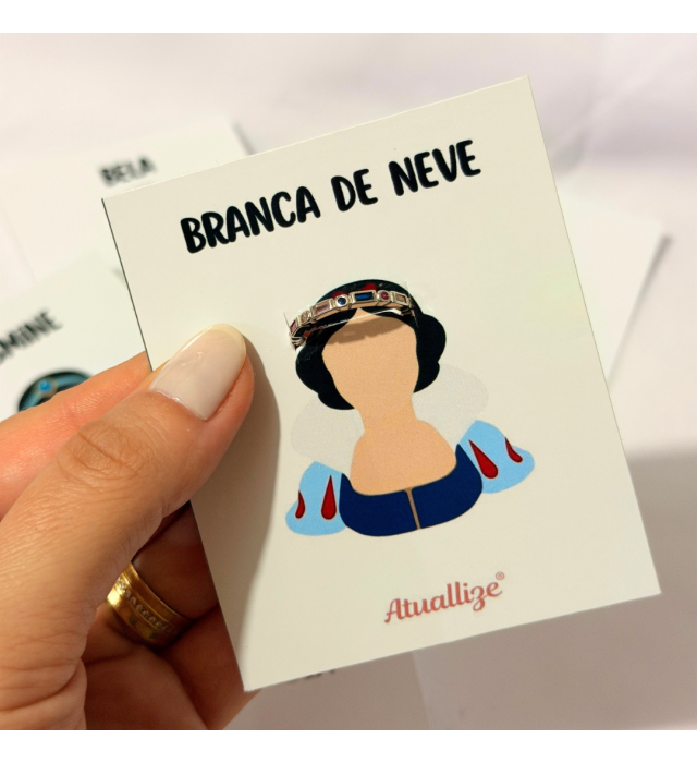 Anel princesas Disney Branca de neve aro 14
