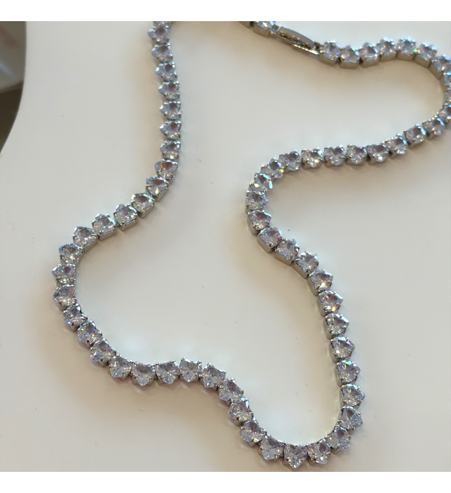 Riviera prateada bijoux