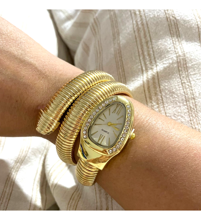 RELÓGIO INSPIRAÇÃO SERPENTE